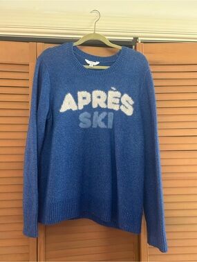 Time and Tru Royal Blue Crewneck Pullover